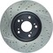Centric Parts Sport Drilled/Slotted Brake Rotor, 127.40086L 127.40086L - alternate 4